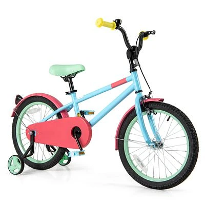 Kids Bike with Adjustable Handlebar Saddle for 4-8 Years Old