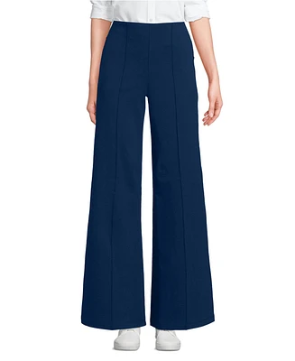 Lands' End Women's Tall Starfish High Rise Palazzo Pants