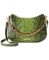 Brahmin Mod Shayna Fern Cassatt Small Leather Crossbody