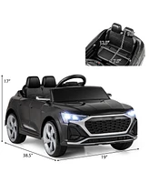 12V Kids Ride on Car Licensed Audi SQ8 with Remote Control and 3 Speeds