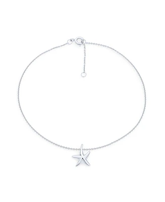 Bling Jewelry Marine Life Starfish Anklet Ankle Bracelet Sterling Silver 9-10 Inch