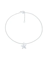 Bling Jewelry Marine Life Starfish Anklet Ankle Bracelet Sterling Silver 9-10 Inch