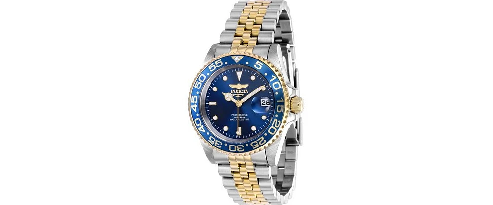 Invicta Women's 37164 Pro Diver Quartz 3 Hand Blue Dial Watch