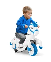 12V Unicorn Ride on Toy with Training Wheels and Horse Riding Mode