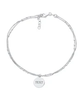 Bling Jewelry Nautical Compass Anklet Ankle Bracelet Sterling Silver 9-10 Inch