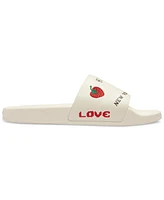 Coach Women's Udele Sketch Print Slide Sandals