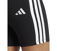 adidas Women's Essentials 3-Stripe High-Rise Bike Shorts