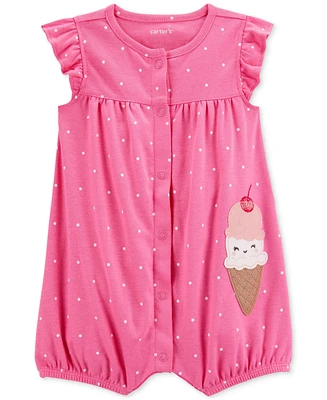 Carter's Baby Girls Cotton Romper