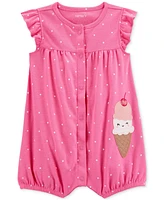 Carter's Baby Girls Cotton Romper