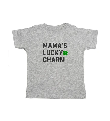 Little and Big Boys Mama's Lucky Charm St. Patrick's Day Short Sleeve T-Shirt