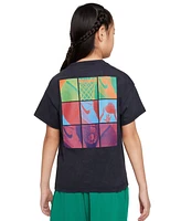 Nike Big Kids Sportswear Printed Crewneck T-Shirt