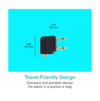 Mee audio Airplane Headphone Adapter for in-Flight Entertainment Systems