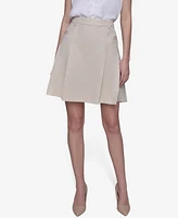 Karl Lagerfeld Paris Women's Lurex Pleated Mini Dress