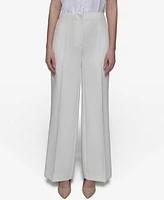 Karl Lagerfeld Paris Women's Pleated-Leg Pants