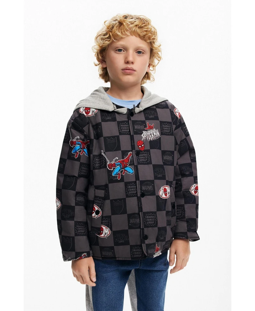 Desigual Boys's Reversible Spiderman jacket