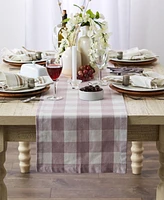 Design Imports Buffalo Check Table Runner, 14" x 72"