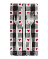 Design Imports Valentine's Day Napkin, Set of 6