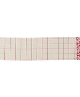 Design Imports Darling Window Pane Table Runner, 14" x 72"