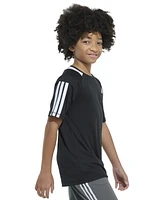 adidas Big Boys Sereno 3-Stripe Mesh-Accent Soccer Shirt