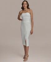 Donna Karan New York Women's Side-Slit Midi Skirt