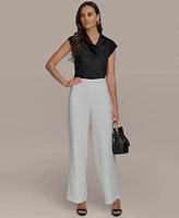 Donna Karan New York Women's Wide-Leg Pull-On Pants