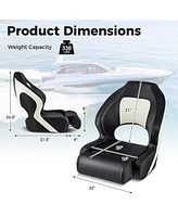 Captain Bucket Seat with Waterproof Pvc Leather for Sightseeing Boat