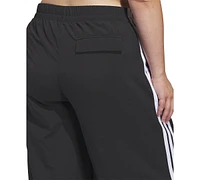 adidas Plus 3-Stripe Trim Woven Track Pants