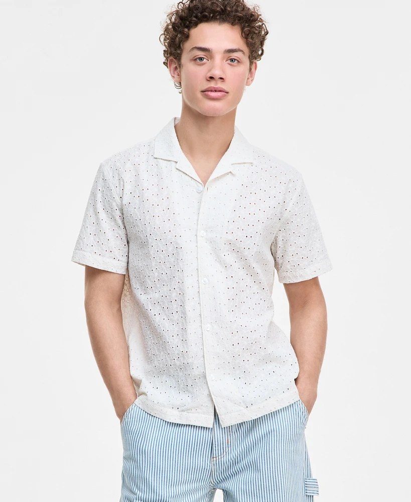 Sun + Stone Men's Caden Floral Shirt, Exclusively at Macy's