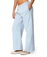 Edikted Womens Flower Power Sweatpants