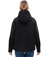 Rokka&Rolla Women's Water-Resistant Hooded Jacket