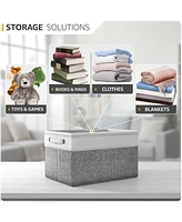 Sorbus Pack 15 inch Collapsible Storage Bins with Handles