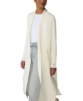 Soia & Kyo Womens Aliciana Mid-Thigh-Length Sustainable Coatigan With Belt
