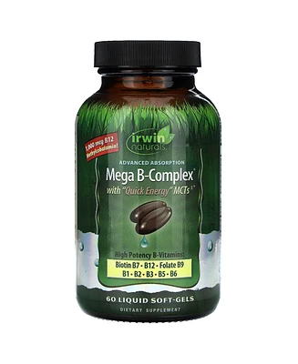 Irwin Naturals Mega Vitamin B Complex 60 Sgels
