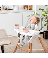 Gouun Boys High Chair with Dishwasher Safe Tray