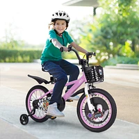 Kids Sport Bike for Ages 4-8 Years Old Adjustable Handlebar and Saddle for Comfortable Riding
