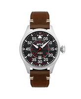 Avi-8 Men's Hawker Hurricane Clowes Automatic Leather Strap Watch