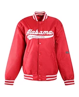 Hype and Vice Women's Crimson Alabama Tide A-Game Varsity Full-Snap Jacket