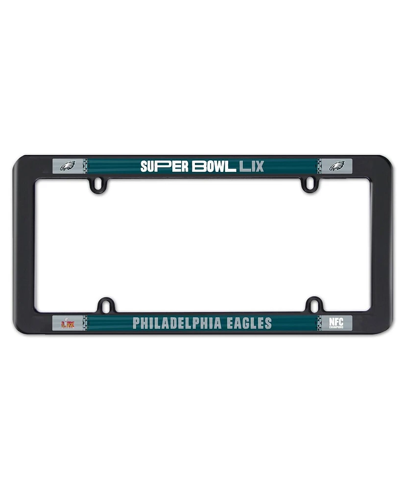 Wincraft Philadelphia Eagles 2024 Nfc Champions Thin Rim Plastic License Plate Frame