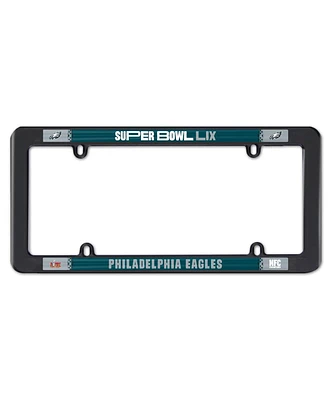 Wincraft Philadelphia Eagles 2024 Nfc Champions Thin Rim Plastic License Plate Frame