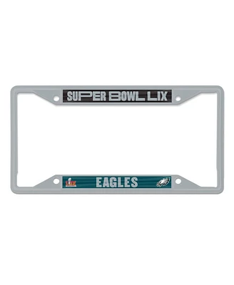 Wincraft Philadelphia Eagles Super Bowl Lix Laser Cut Metal License Plate Frame