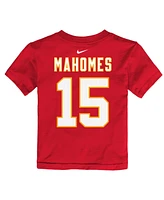 Nike Toddler Patrick Mahomes Red Kansas City Chiefs Super Bowl Lix Player Name Number T-Shirt