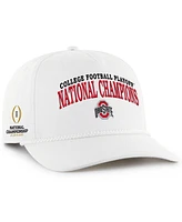 '47 Brand Men's White Ohio State Buckeyes College Football Playoff 2024 National Champions Rope Hitch Adjustable Hat