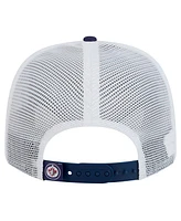 New Era Men's Navy/White Winnipeg Jets Core Trucker 9SEVENTY Stretch-Snap Hat