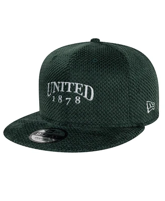 New Era Men's Green Manchester United Bobble Terry 9FIFTY Snapback Hat