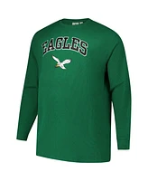 Fanatics Men's Kelly Green Philadelphia Eagles Big Tall Thermal Long Sleeve T-Shirt