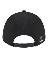 New Era Men's Black Chicago Cubs Pivot 9FORTY Adjustable Hat