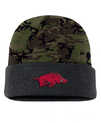 Nike Men's Camo Arkansas Razorbacks Military Appreciation Cuffed Knit Hat