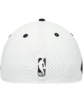 New Era Men's White/Black Brooklyn Nets Throwback 2Tone 59FIFTY Fitted Hat