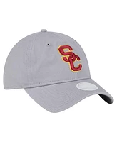 New Era Women's Gray Usc Trojans Logo 9TWENTY Adjustable Hat