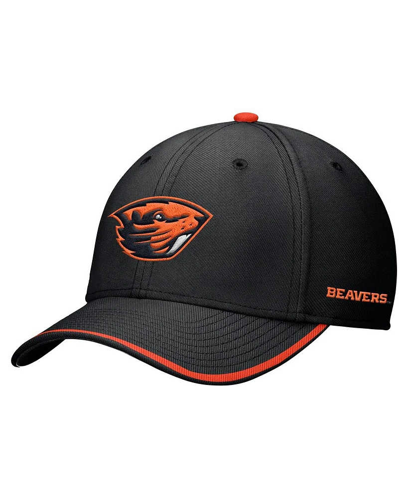 Nike Men's Black Oregon State Beavers Rise Performance Flex Hat